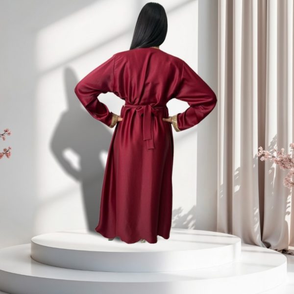 Caftan Prestige bordeau/Or – Image 2